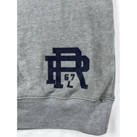 Polo Ralph Lauren Sweatshirt Mens Medium M Gray Fleece Pullover RL 67 Sleepwear - Picture 3 of 12